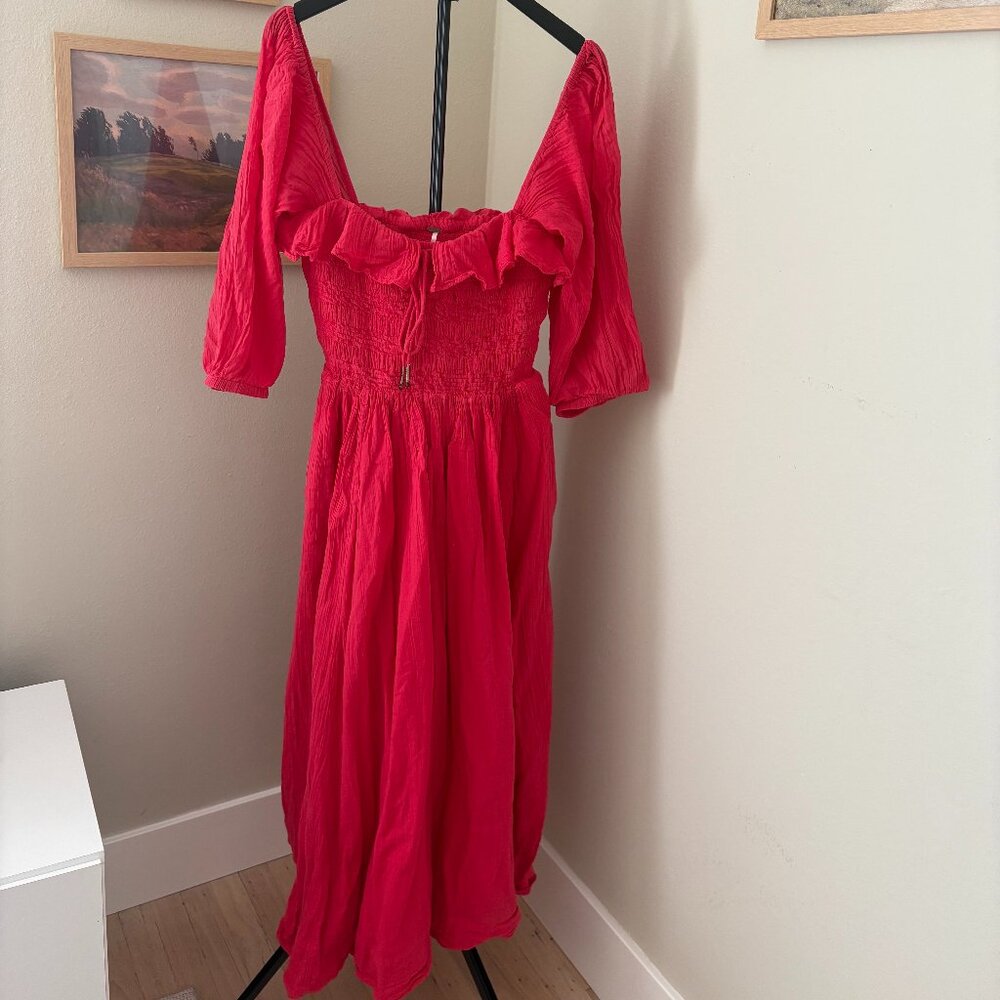 free people oasis midi dress